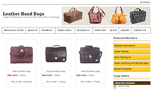 Leather Handbags India